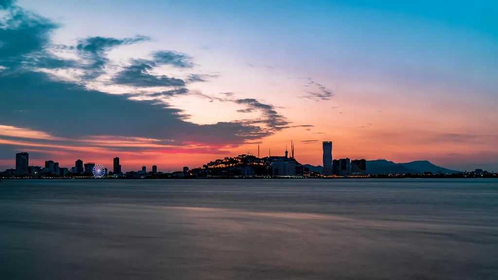 Gulf of Guayaquil in Ecuador